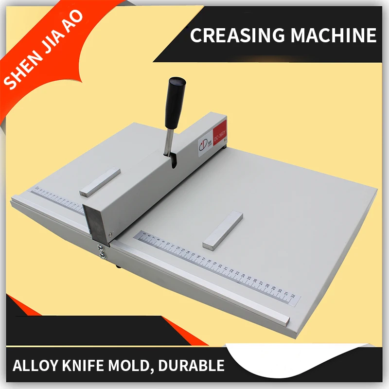 Creasing machine 36CM manual creasing machine crease business card photo greeting card folding embossing pair crease