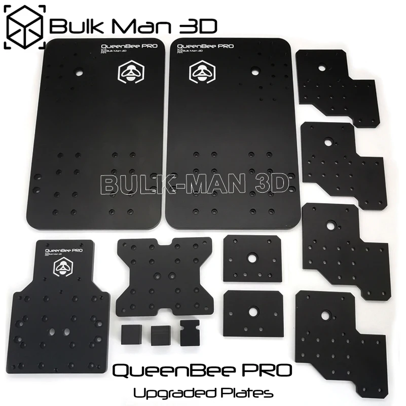 20%off Black 500x750mm QueenBee PRO CNC Machine Full Kit Linear Rails Upgraded CNC Router 4Axis Milling Engraver BulkMan 3D