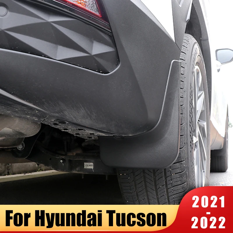 

Mud Flaps Splash Guards Fender Durable Mudguards For Hyundai Tucson 2021 2022 NX4 Hybrid Accessories Car Styline Front Rear 4pcs