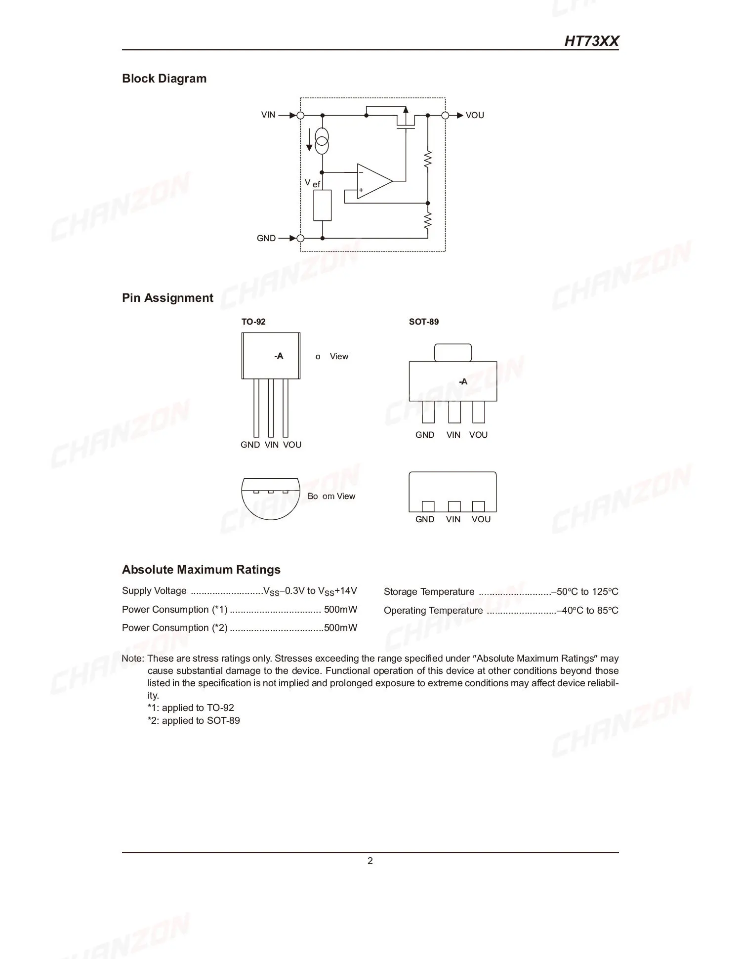 20Pcs HT7333-1 SOT-89 Niedrigen Verbrauch LDO Transistor Bipolar Junction Triode Rohr Fets SMD 250mA 30V HT7333 integrierte Schaltungen – Detail 3