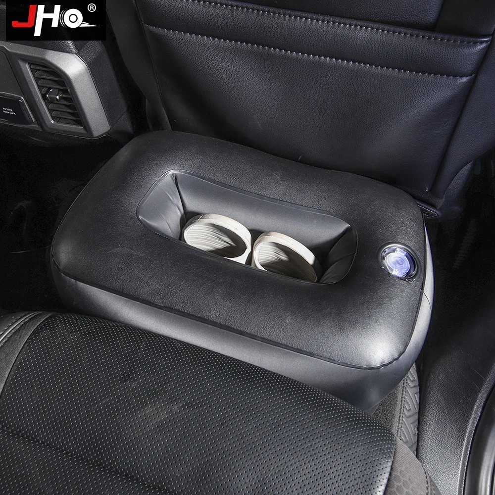 JHO Car Back Seat Cover Air Inflatable Travel Bed Mattress Sofa Outdoor Camping Cushion For Ford Raptor Explorer Grand Cherokee