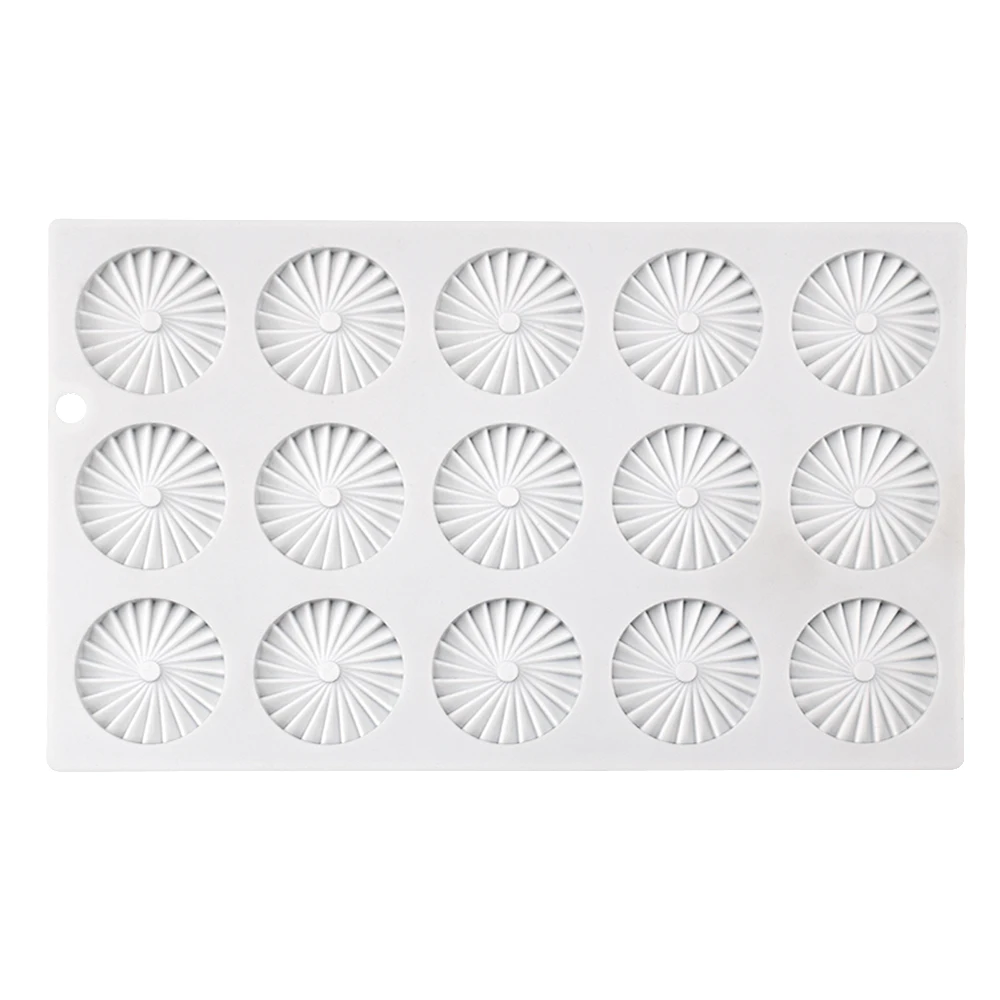 Dorica 15 Holes Origami Design Chocolate Mousse Cake Mold Silicone Mould Cake Decorating Tools Kitchen Bakeware