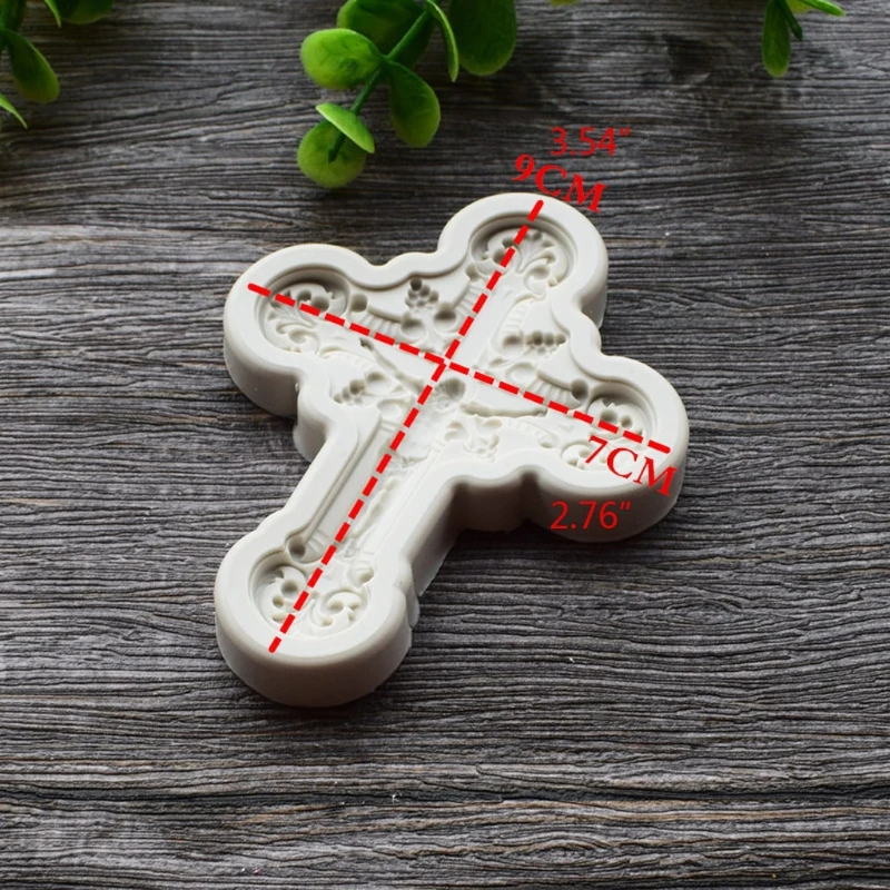 Cross Pendant DIY Jewelry Casting Molds Jesus Cross Shape Pendant Key Chain Silicone Resin Jewelry Molds Baking Tools