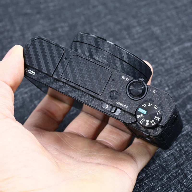 Anti-Scratch Camera Body Carbon Fiber Film Kit For Sony RX100 VII RX100VII RX100M7 RX100VI RX100M6 Protective Skin Sticker