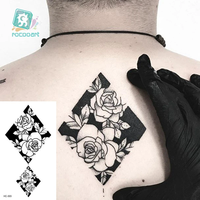 1 PC Geometrische Planeten Mode Frauen Temporäre Tattoo Aufkleber Wasser Transfer Tattoo Minimalistischen Kleine Sonne Mond Design Gefälschte Tattoo