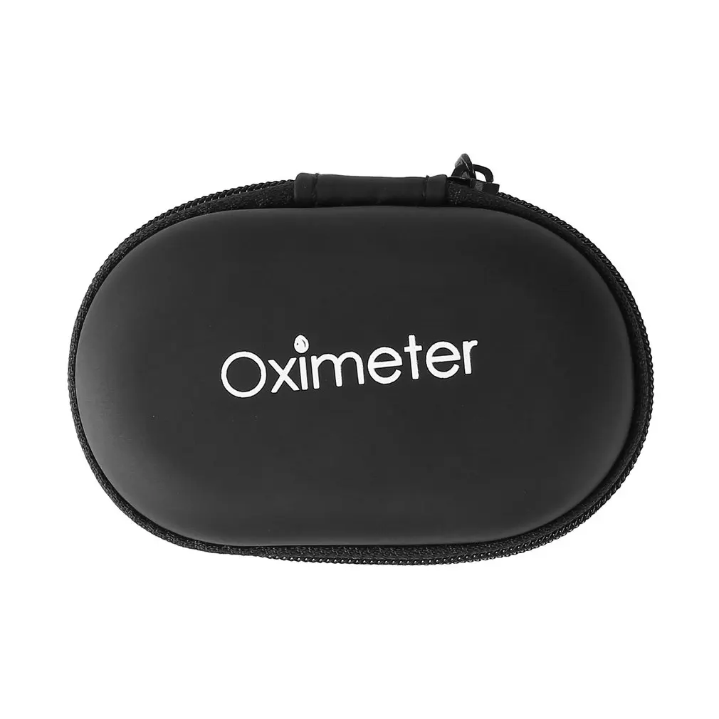 New Oximeter Storage Bag Finger Pulse Oximeter Reasonable Layout Powerful Space Protective Case Hard Zipper Holder