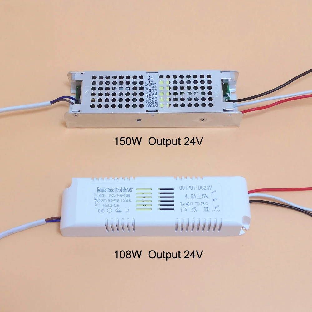 24V Remote control driver 2.4G power supply be used for 24V dual colors LED strip dimming&color changing Input 220V output 24V