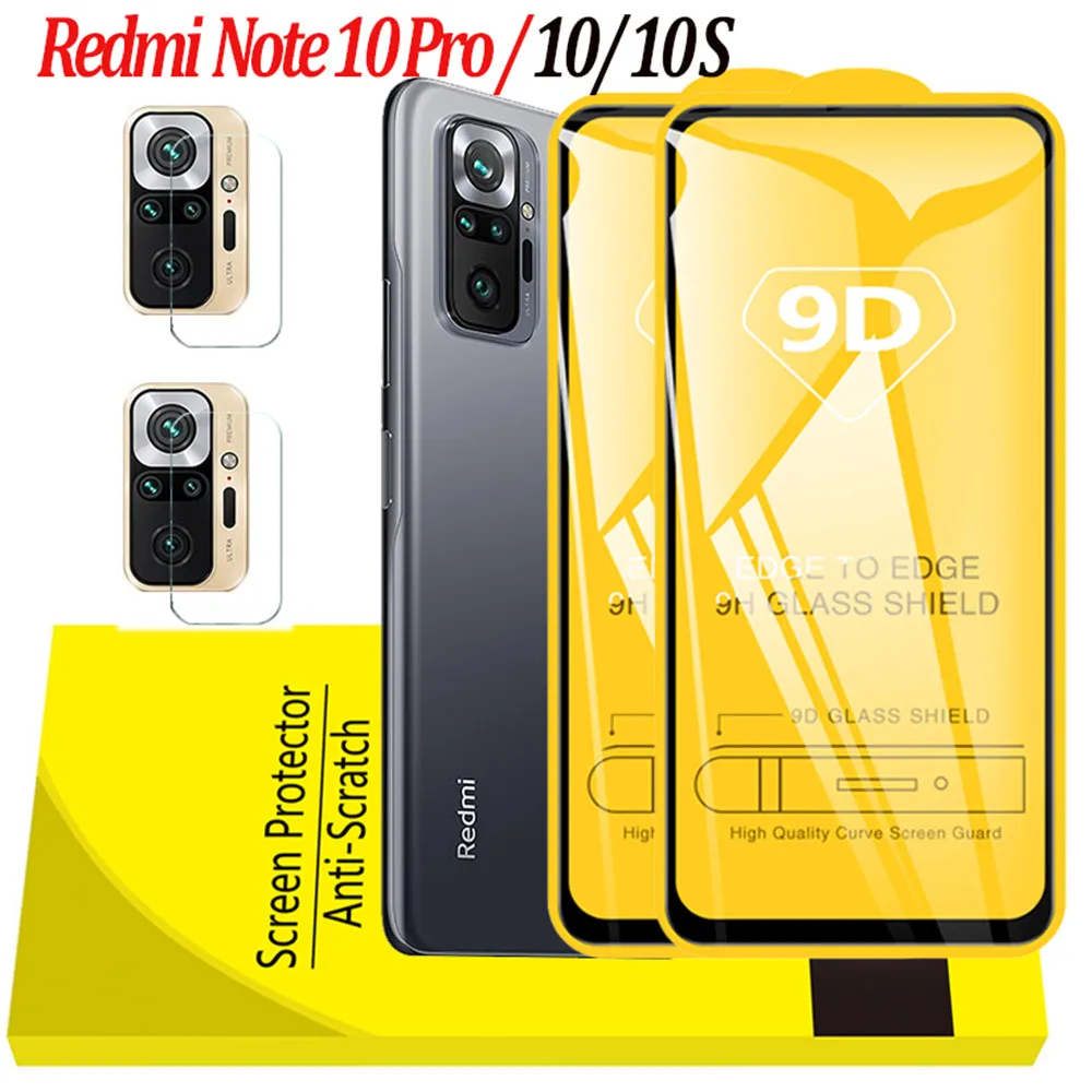 

For Xiaomi Redmi Note 10 Pro Tempered Glass Redmi Note 10T Glass+Lens Film Redmi Note 10S 10 S Screen Protector RedmiNote 10 Pro Xaiomi Redmi Note 10 Pro Glasses