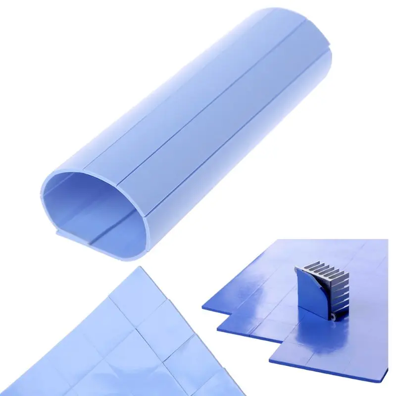 100mmx100mmx0.5mm 1Sheet/100PCS Thermal Pad GPU CPU Heatsink Cooling Conductive Silicone Pad