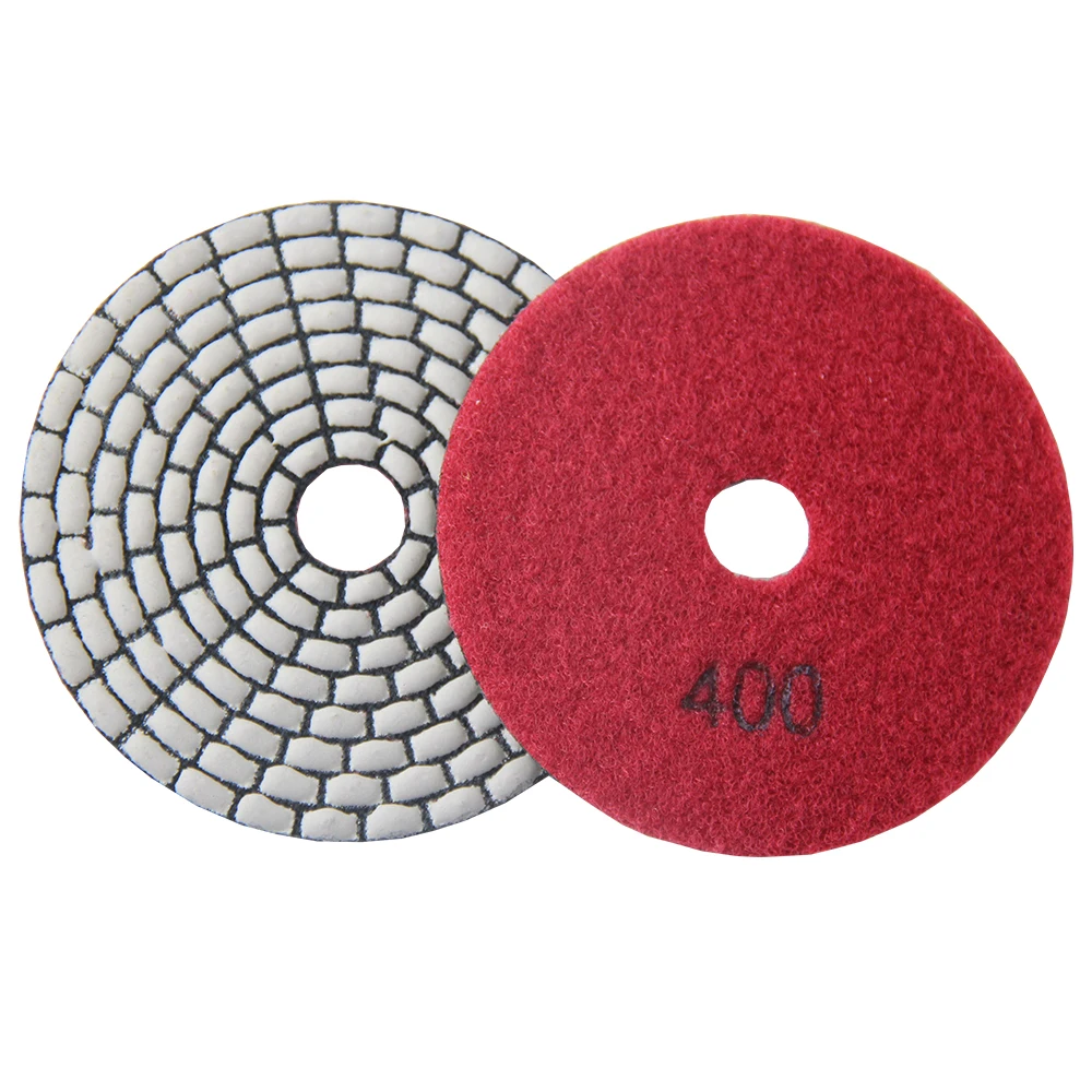 4 Inch 100MM Kim Cương Đánh Bóng Khô Đánh Bóng Bánh Xe Cho Đá Hoa Cương Đá Marlbe Chà Nhám Đĩa Chất Mài Mòn Dụng Cụ