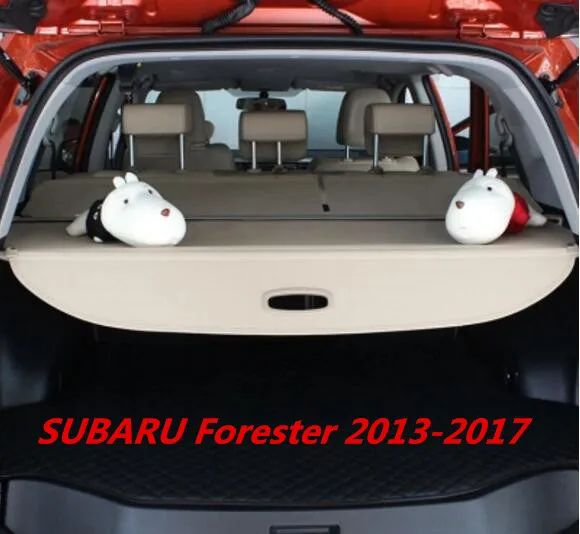 Car Rear Trunk Security Shield Cargo Cover For SUBARU Forester 2013 2014 2015 2016 2017 2018 High Qualit Auto Accessories