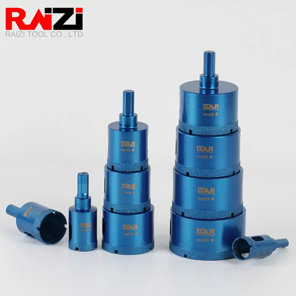 Raizi Vacuum Brazed Diamond Drill Bit Hole Opener For Stone Ceramic Tile Marble High Quality