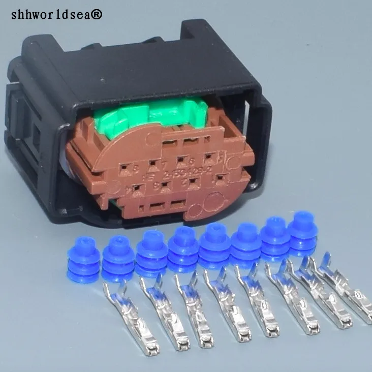 shhworldsea 8Pin 4F0 972 708 Auto ACC Radar module plug connector,2-1534229-2 8P car sensor plug for BMW,Mercedes-Benz,VW,Audi