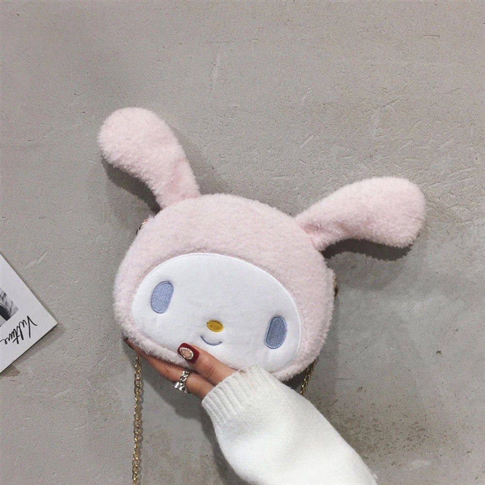 

Girl Cartoon Cute Bag Female Cross Student Day Soft Sister Lolita Rabbit Plush Bag