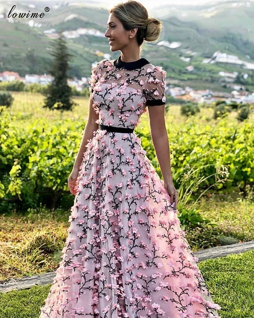 Vestidos elegantes de flores sale