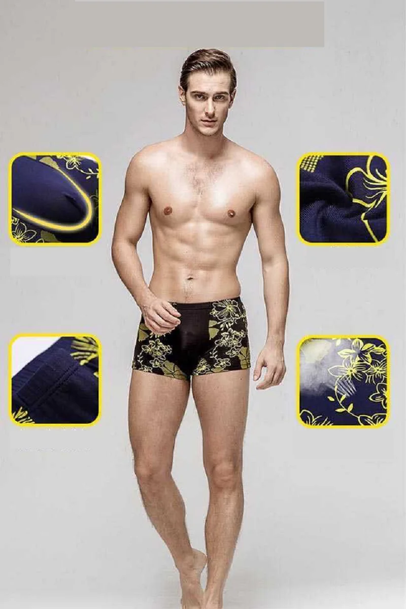 4pcs/lot 7XL 6XL Men Underwear Boxer Modal Breathable Comfortable Underpants Male Soft Panties Men Boxers Shorts Sexy Men Boxer