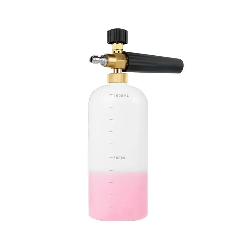 Car Foamer Wash Jet Bottle Snow Foam Lance Cannon Washer Gun Plastic Soap Pressure Spray Nozzle 1 Litre Container Bottle