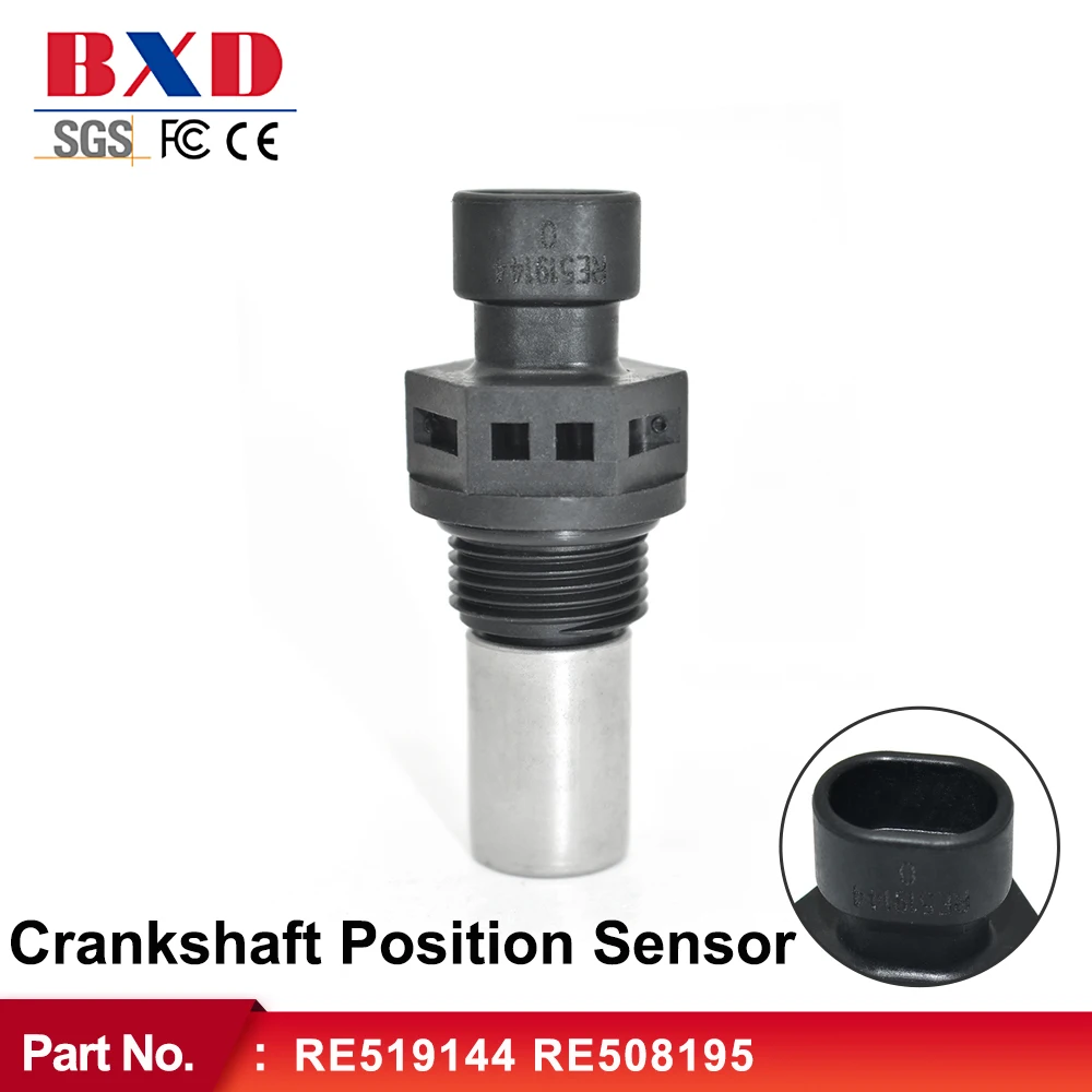 

BAIXINDE Crankshaft Position Sensor 2 Pins RE519144 RE508195 For John Deere Tractor Combine Harvester