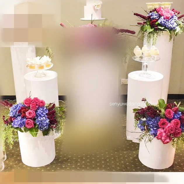 

3pcs/6pcs/set)Artificial Flowers Display Plinth For Wedding Decoration for wedding stage decoration senyu1612