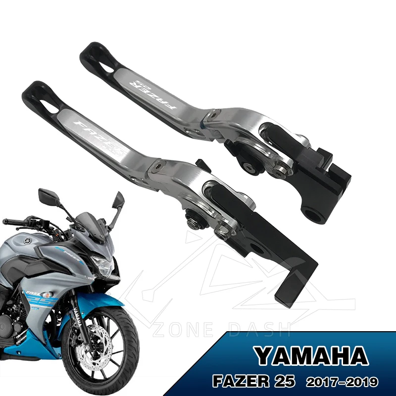 For YAMAHA Fazer250 ABS Fazer 250 Fazer25 Fazer 25 2017-2019 Motorcycle Folding Extendable Adjustable Clutch Brake Levers