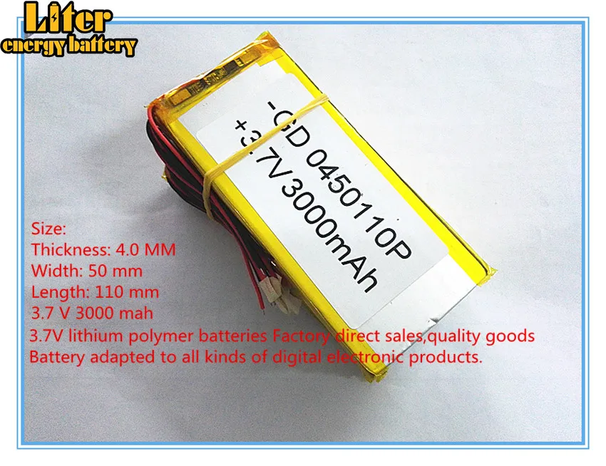 T7 has P7 N7 M7 N18 tablet 4050110 3850110  3.7 V battery 3000MAH Liter energy battery