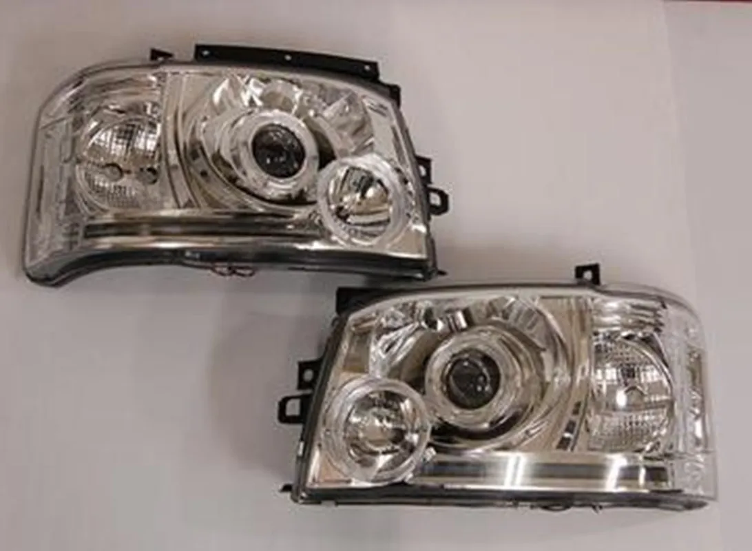 

Car LED Front Headlight Assembly for Toyota HIACE 200 series 2005-09 angle eye DRL Daytime Running Light turn signal