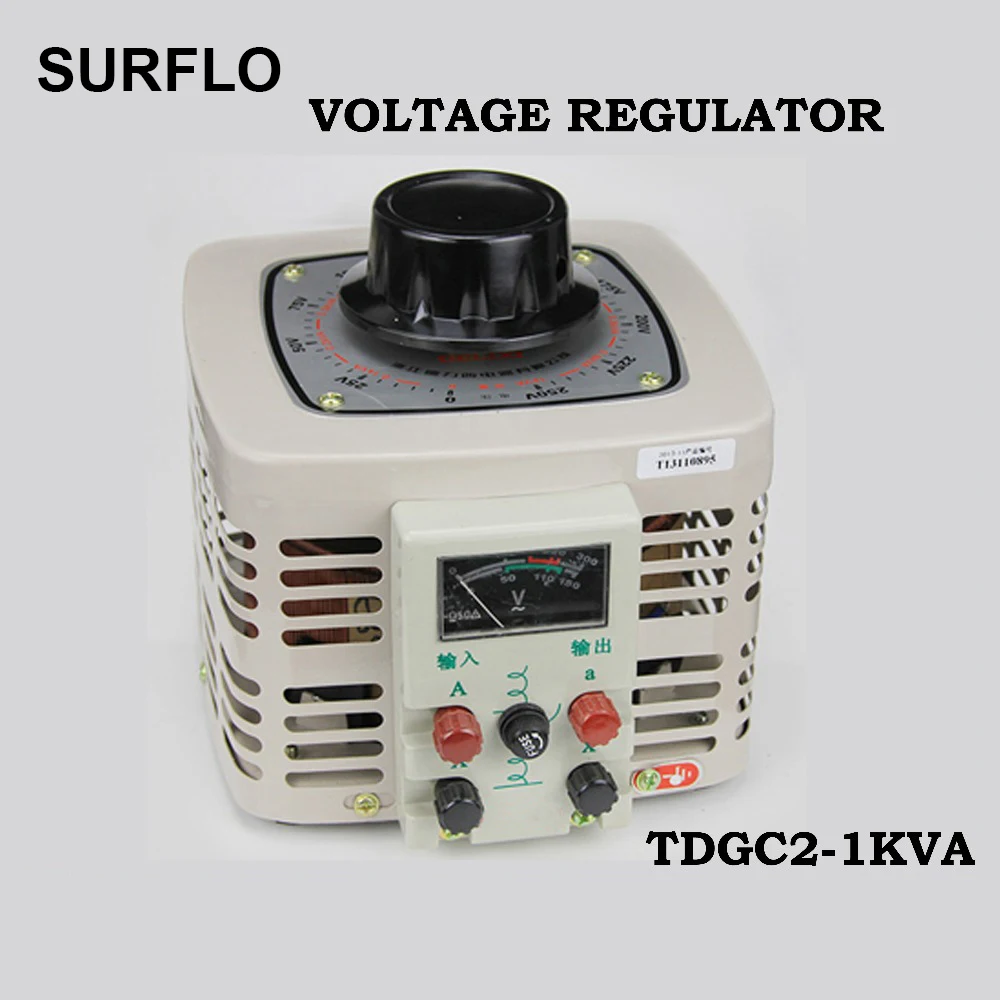 Voltage regulator household tdgc2 single phase variac 1000w 0-250v voltage converter power converter voltage transformer 220V