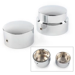 Chrome Motorcycle Rear Axle Nut Cover Cap Sets for Harley Dyna XG XL XL883 XL1200 & Fat Boy