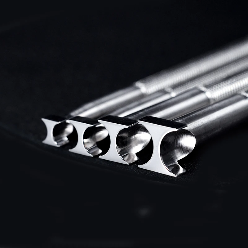 SOZO HB6 skóra Craft narzędzie do tłoczenia granicy klepsydra serpentyn gładki druk rzeźba znaczki 304 ze stali nierdzewnej