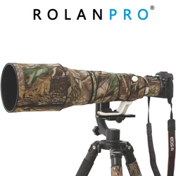 ROLANPRO Waterproof Lens Coat for Canon RF 600mm F/4 L IS USM Camouflage Protective Sleeve Canon rf 600mm f4 Rain Cover Case