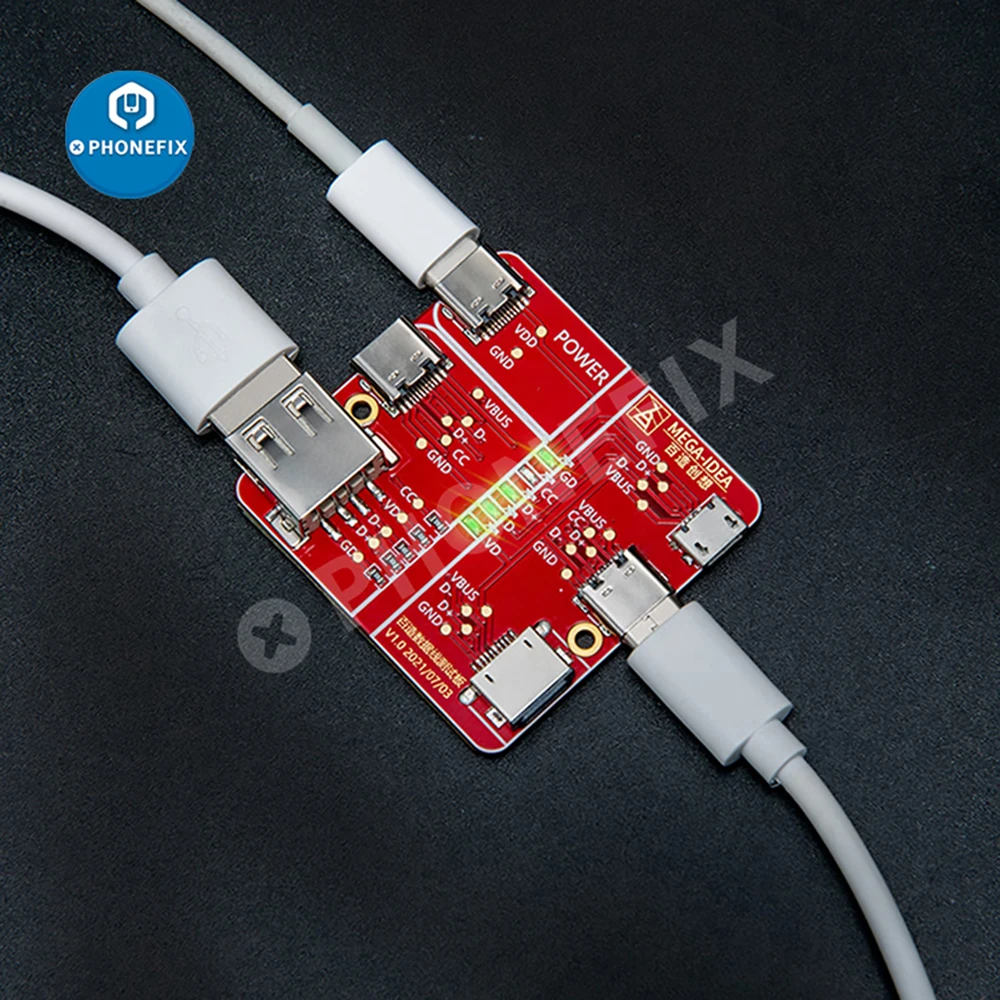 QianLi Mega-iDea Data Cable On-Off Detection Board USB Type-c Line Test Tools