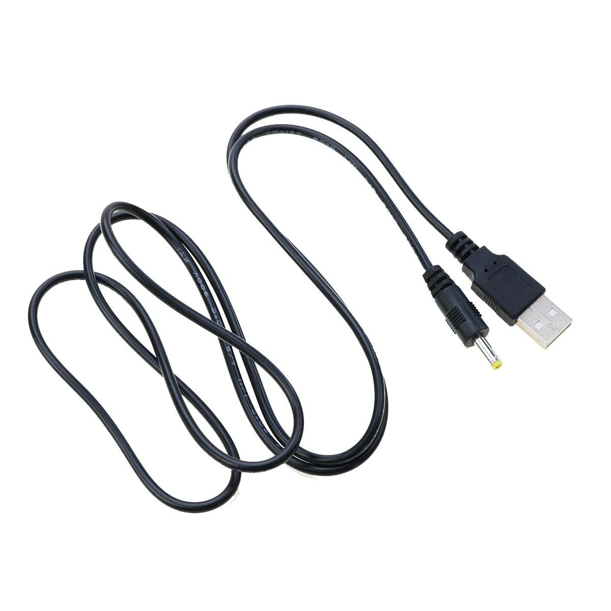 YuXi 1PC USB Male to 4.0 x 1.7mm Cable DC 5V 1A 4.0*1.7 Male USB Power Charge Cable for PSP 1000 2000 3000 Cable