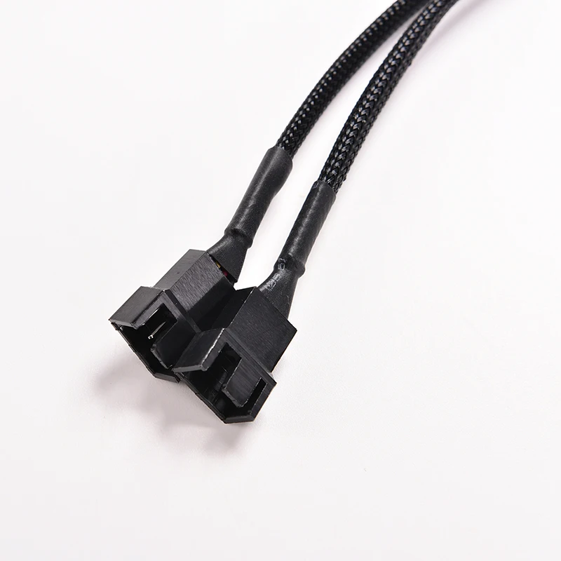 Fan Splitter 4Pin PWM Female To 3/4 Pin Adapter Cable Adapter Cable for Computer CPU Case Fan Sleeved Power Cable Hot Sale