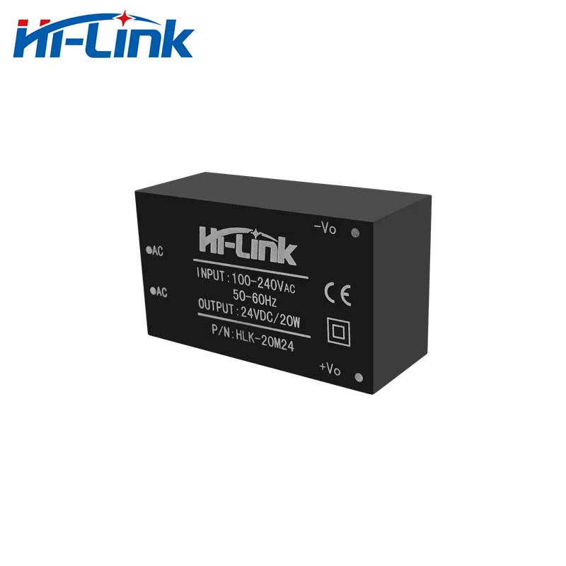 ホームオートメーションモジュール,高効率スイッチHLK-20M24 ac dc 220v 24v 20w,分離スイッチ,送料無料
