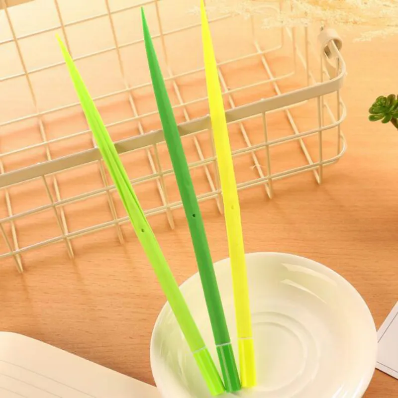 

50PCS Creative Stationery Gel Pen Plant Trees on The Tree-Shape Soft Gel Student Prizes Black Office Kawaii School Supplies