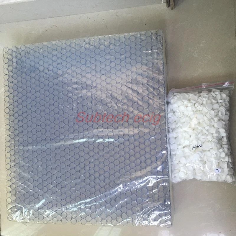 أنابيب بلاستيكية واضحة لحزمة خرطوشة Vape ، ومناسبة لخزان خرطوشة النفط CBD سميكة ، التعبئة والتغليف البلاستيكية ، 100 قطعة ، 13*12*75 مللي متر ، 1.0 مللي #6