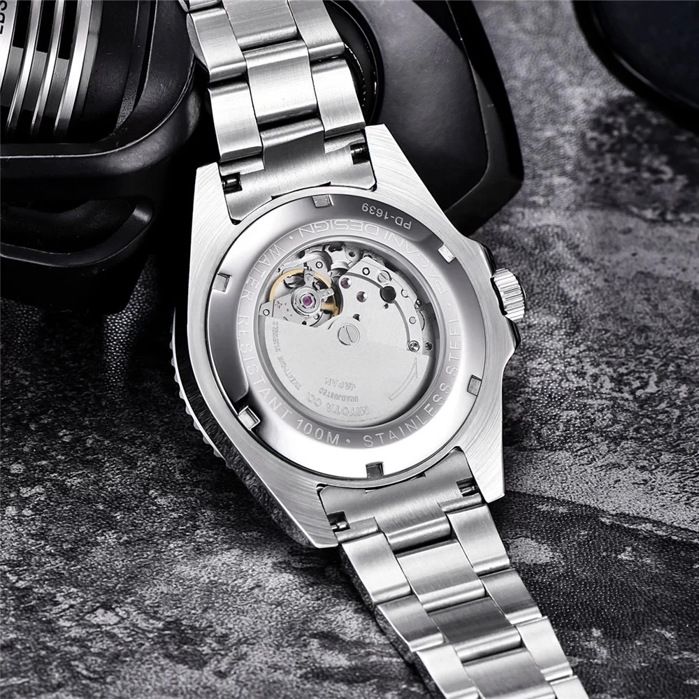 PAGANI DESIGN Top Brand Automatic Watch Luxury Sapphire Glass Mechanical Wristwatch Sports Stainless Steel Waterproof Men Watch