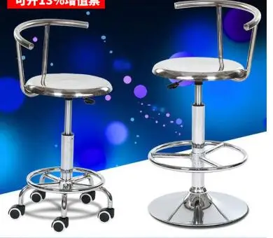 304 stainless steel back lift bar chair school laboratory medical stool dust-free workshop assembly line chair