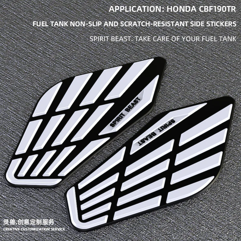 

Spirit Beast Motorcycle Fuel tank stickers Non-slip Sticker side fuel tank Scratch resistant Protector pad For Honda CBF190TR