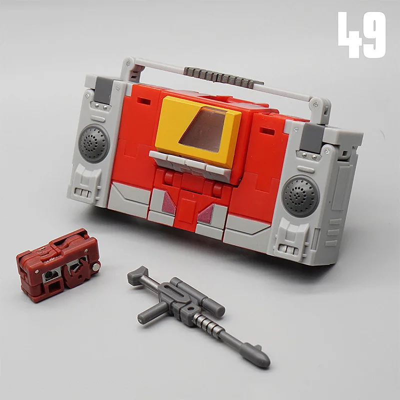 Transformation MFT Blaster Emitter Recorder Model  MF-49 MF49 Pocket War MechFans Mini Action Figure Robot Toys 12cm with box