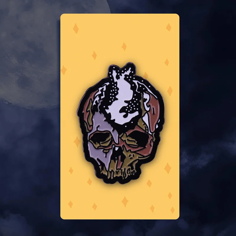 Great Ones Wisdom Skull of a mandman enamel pin Bloodborne Dark Souls Beckoning Bell game inspired brooch badge