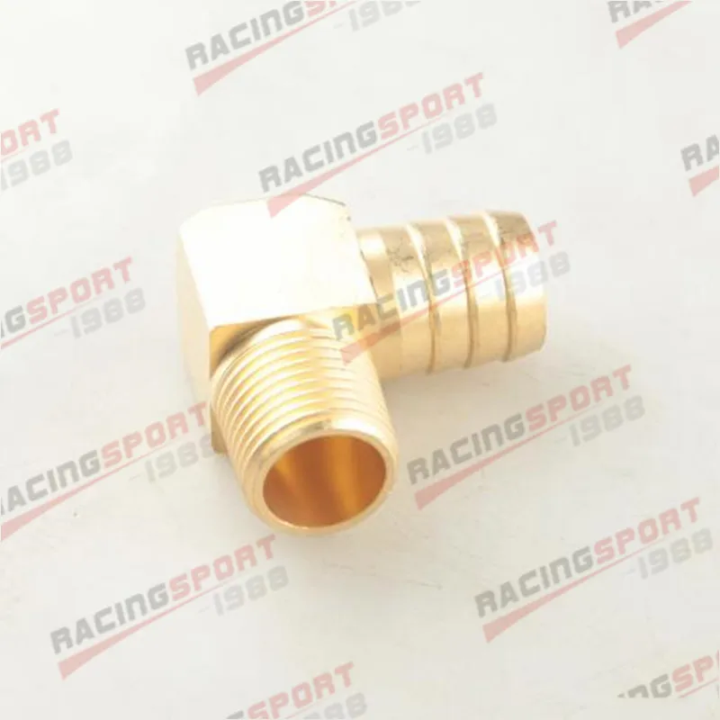 

3/4" Male 90 Elbow Brass Hose Barbs Barb To 1/2" NPT Pipe Male Thread