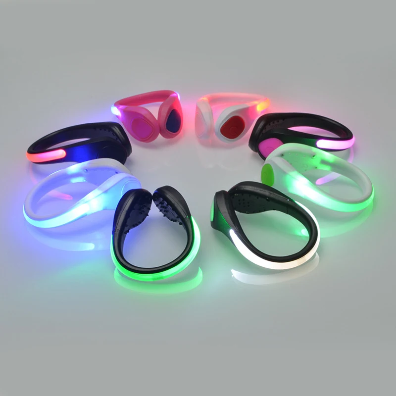 2/4/10PC Mini Shoe Clip Light Night Running Cycling Bicycle Safety Warning LED Luminous Strong Light Outdoor Sports Warning Lamp