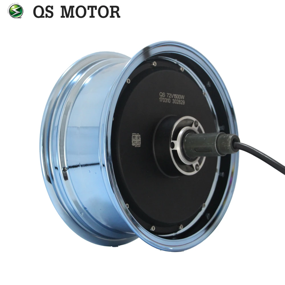 High Cost Performance QS 3.0kW V4 12*5.0inch In-wheel Hub Motor Single Shaft Design For E-scooter