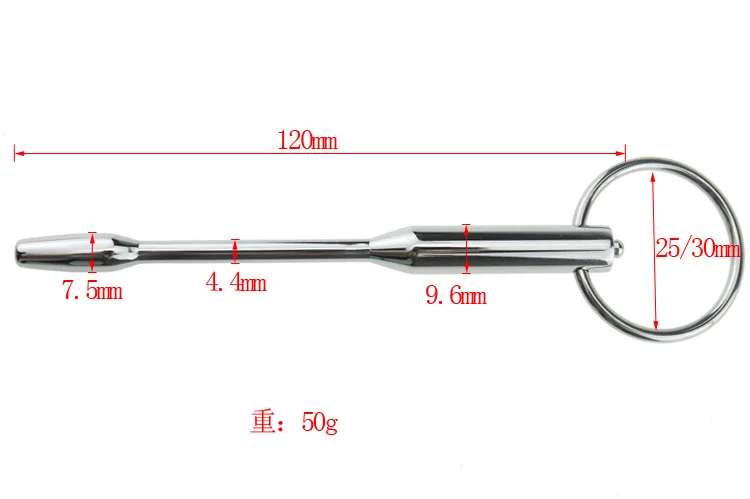 Catheter Sounds Penis Plug Stainless Steel Urethral Dilators with Penis Ring Urethral Sound Sex Toys Sex Products