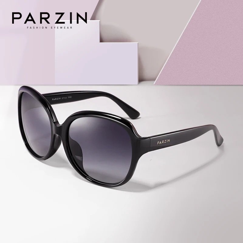 PARZIN Polarized Overized Sunglasses Women Oval Fashion Designer Sun Glasses Quality Eyewear For Driving Lens De Sol Mujer