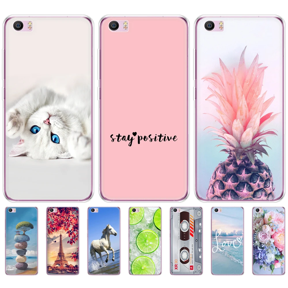 For Xiaomi Mi5s Mi 5s M5s Case Painted Silicon Soft TPU Back Phone Case Cover For Xiaomi mi5s mi 5s m5 s Protective Coque Bumper