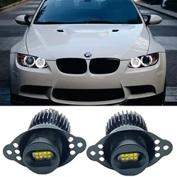 1 Set 80W XBD Chips LED Angel Eyes Halo Marker Ring Light Bulb Canbus For BMW E90 E91 318i LCI 09-11 DRL Error Free car styling