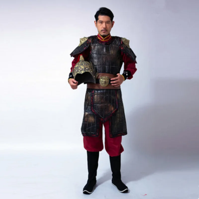 

Chinese Soldier Costume Ancient Chinese Armor Costume Historical Ancient Dynasty halloween Cosplay Costumes