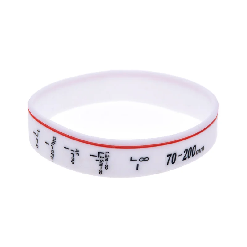 1 Stück Silikon-Armband mit Kameralinsenmarkierungen, Fokusier-Linsen-Armband, Unisex, verstellbares Armband für Sport und Fitness – Detail 10